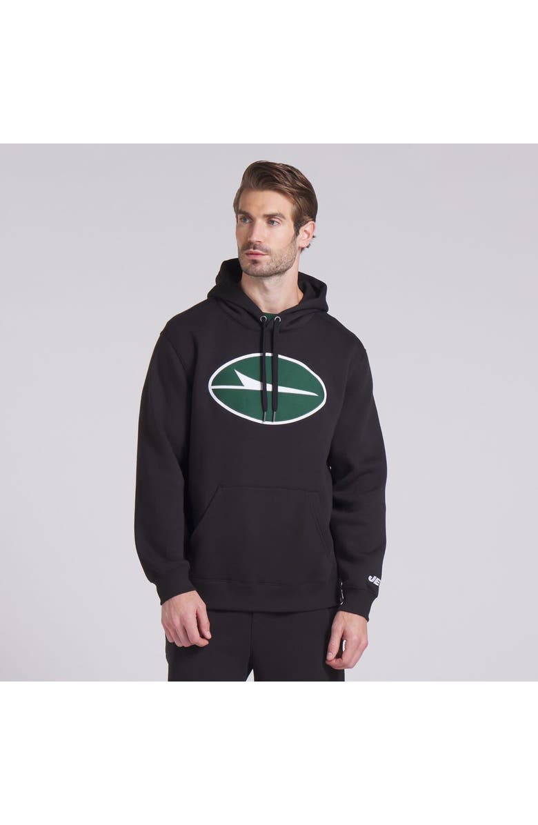 FANATICS Men's Fanatics  Black New York Jets Legacy Fleece Pullover Hoodie, Alternate, color, Black