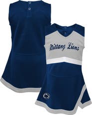 Outerstuff Girls Youth Navy Penn State Nittany Lions Cheer Captain Jumper Dress
