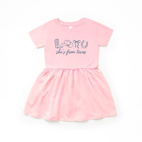 She's From Texas Icons Dress (Toddler)