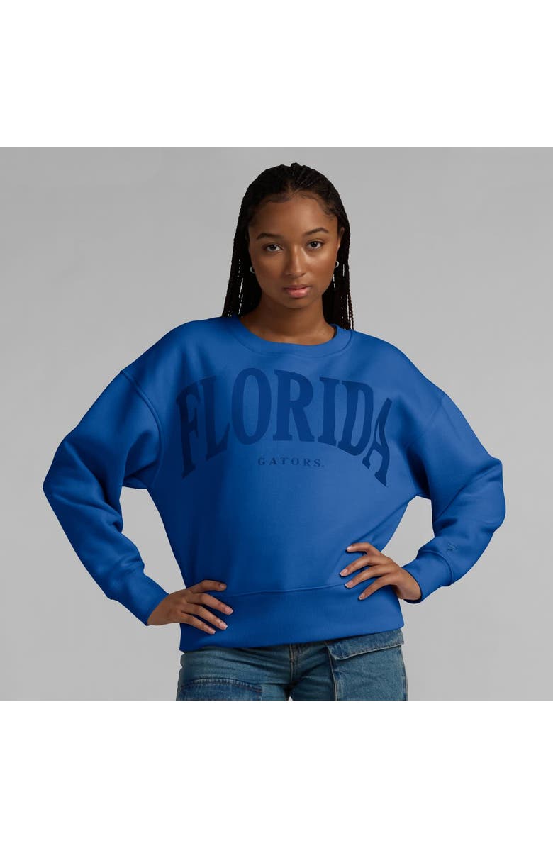 FANATICS Women's Fanatics Royal Florida Gators Supersoft Flow Fleece Pullover Sweatshirt, Alternate, color, Royal