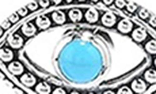 Samuel B. Sleeping Beauty Turquoise Evil Eye Pendant Necklace In Metallic