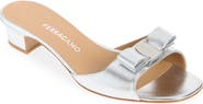 FERRAGAMO Vanilla Bow Slide Sandal