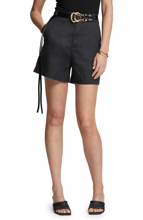 & Other Stories High Waist Linen Shorts