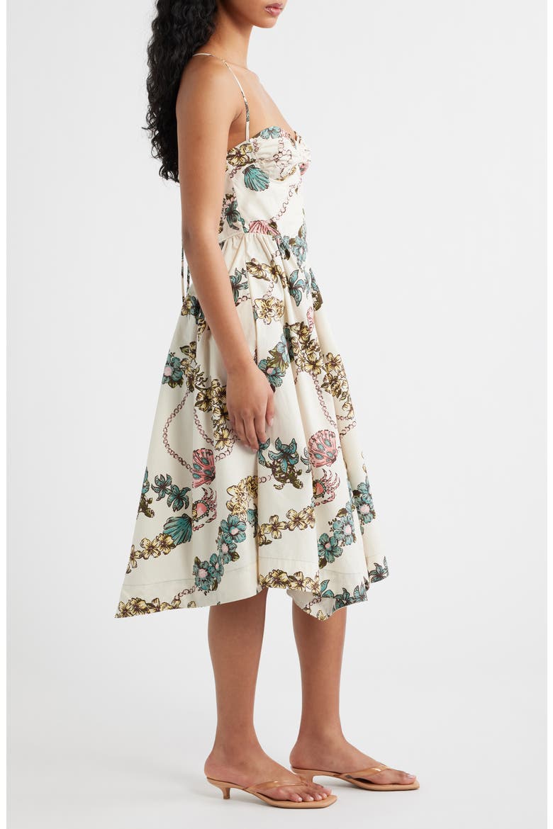 Cherish Cotton Dress, Alternate, color, IVORY COMBO