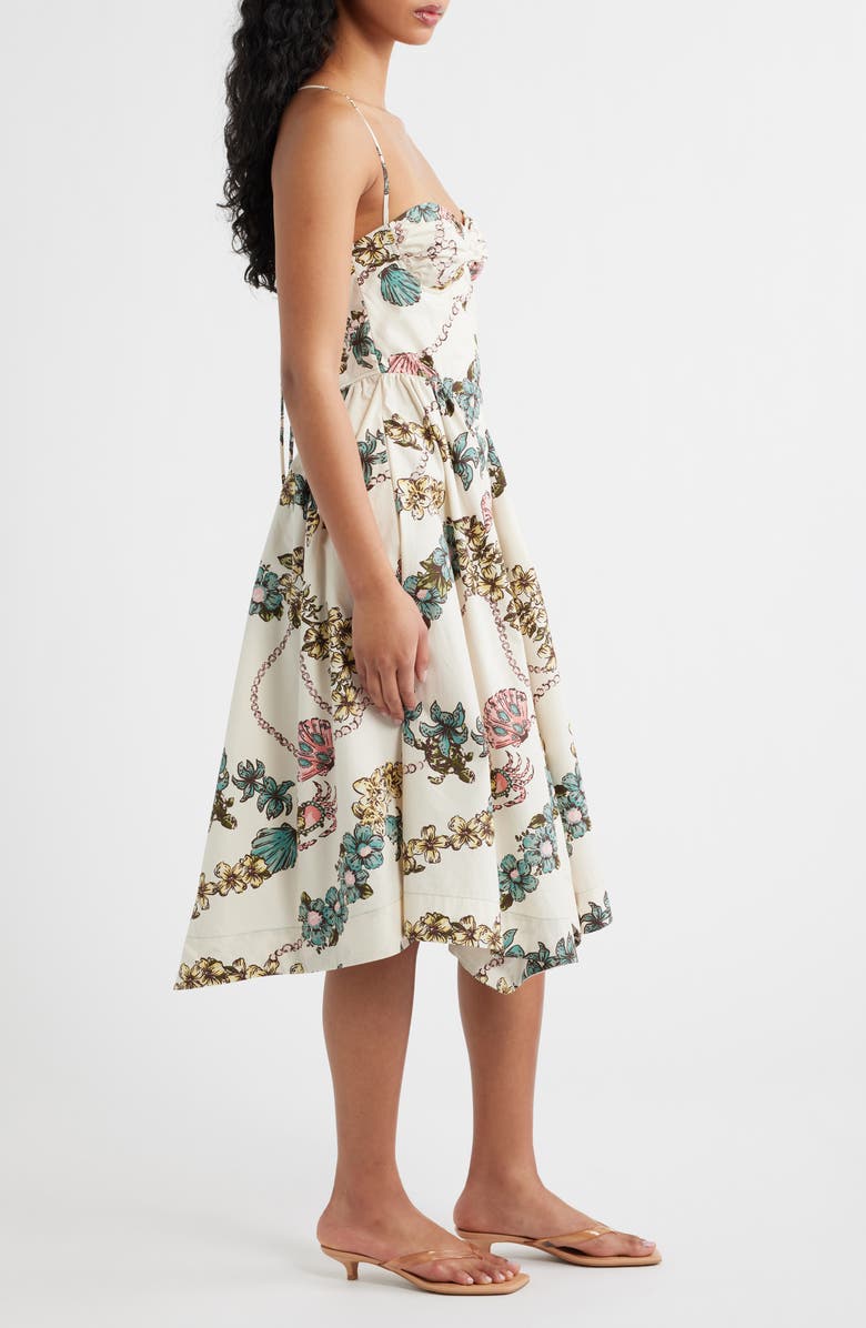 Free People Cherish Cotton Dress, Alternate, color, Ivory Combo