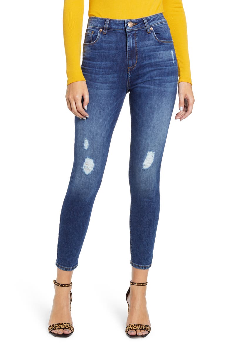 STS Blue Brie High Waist Ankle Skinny Jeans, Main, color,