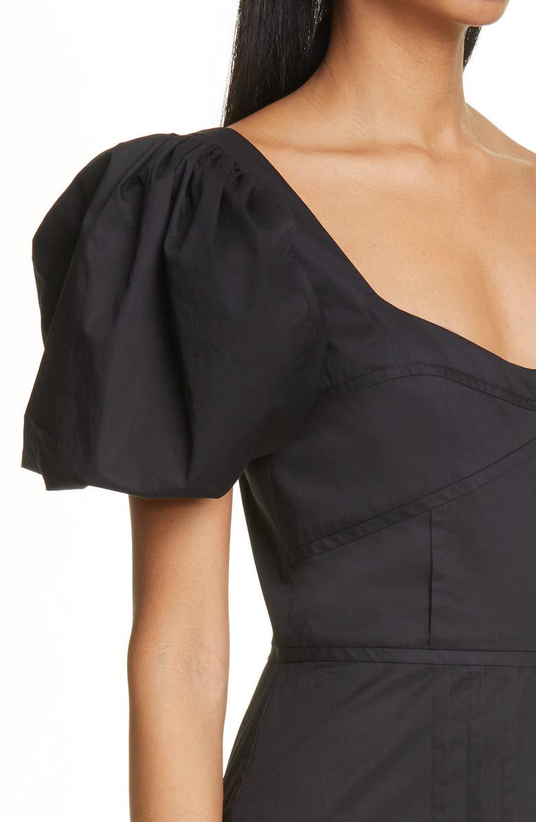 Johanna Ortiz Unchanging Legacy Embroidered Puff Sleeve Dress, Alternate, color, 