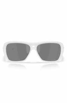 60mm Prizm™ Rectangular Sunglasses
