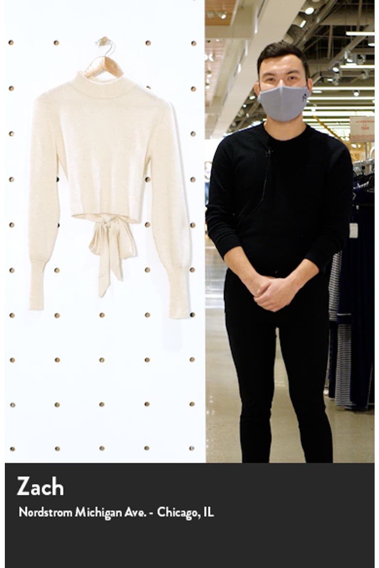 Osteria Open Back Cashmere Sweater video