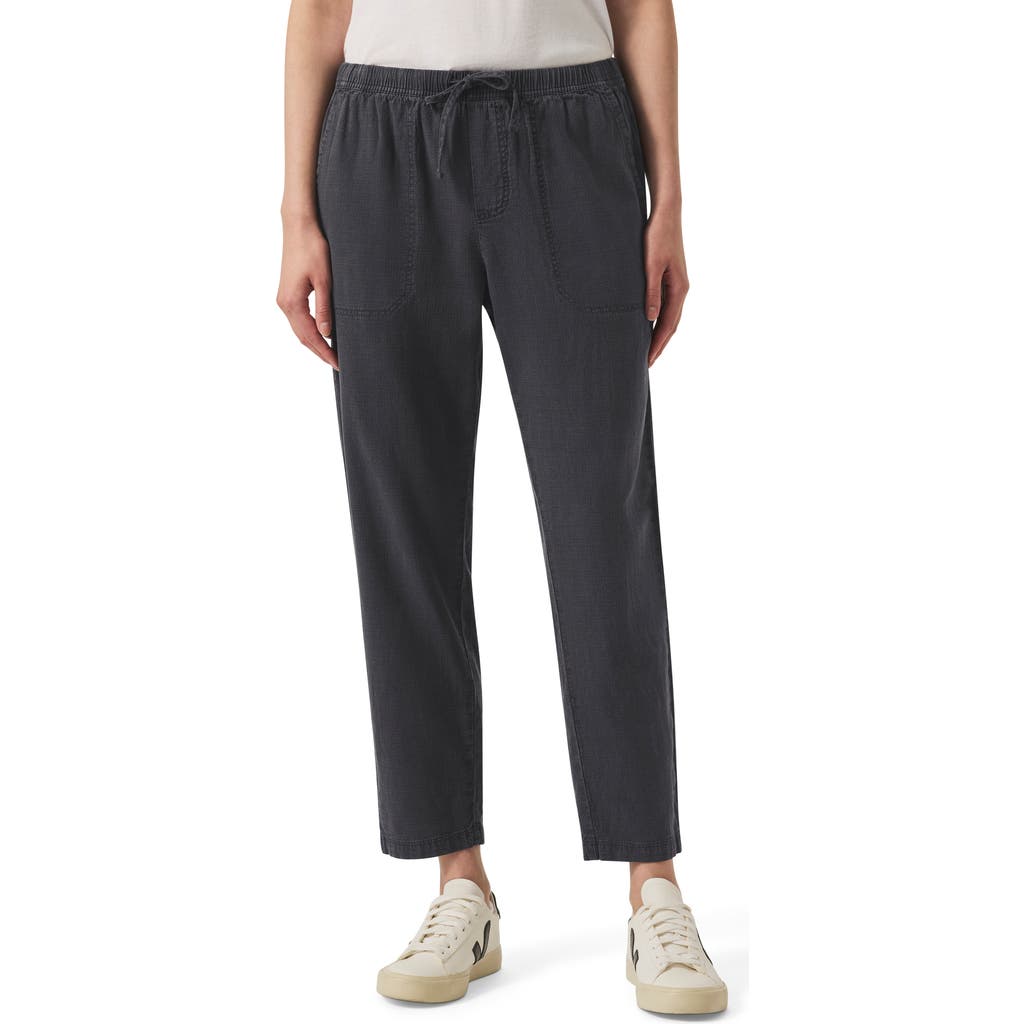 Splendid Gianna Crop Drawstring Pants In Lead