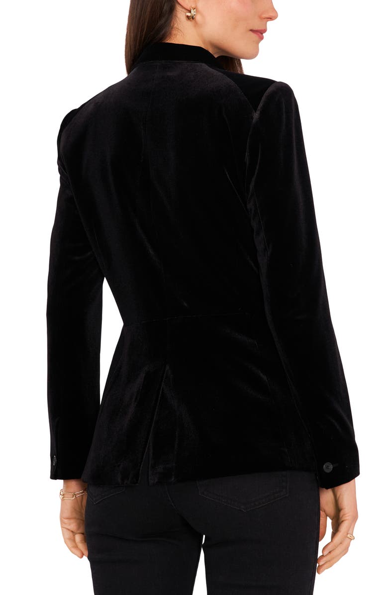 1.STATE Classic Velvet One-Button Blazer, Alternate, color, 