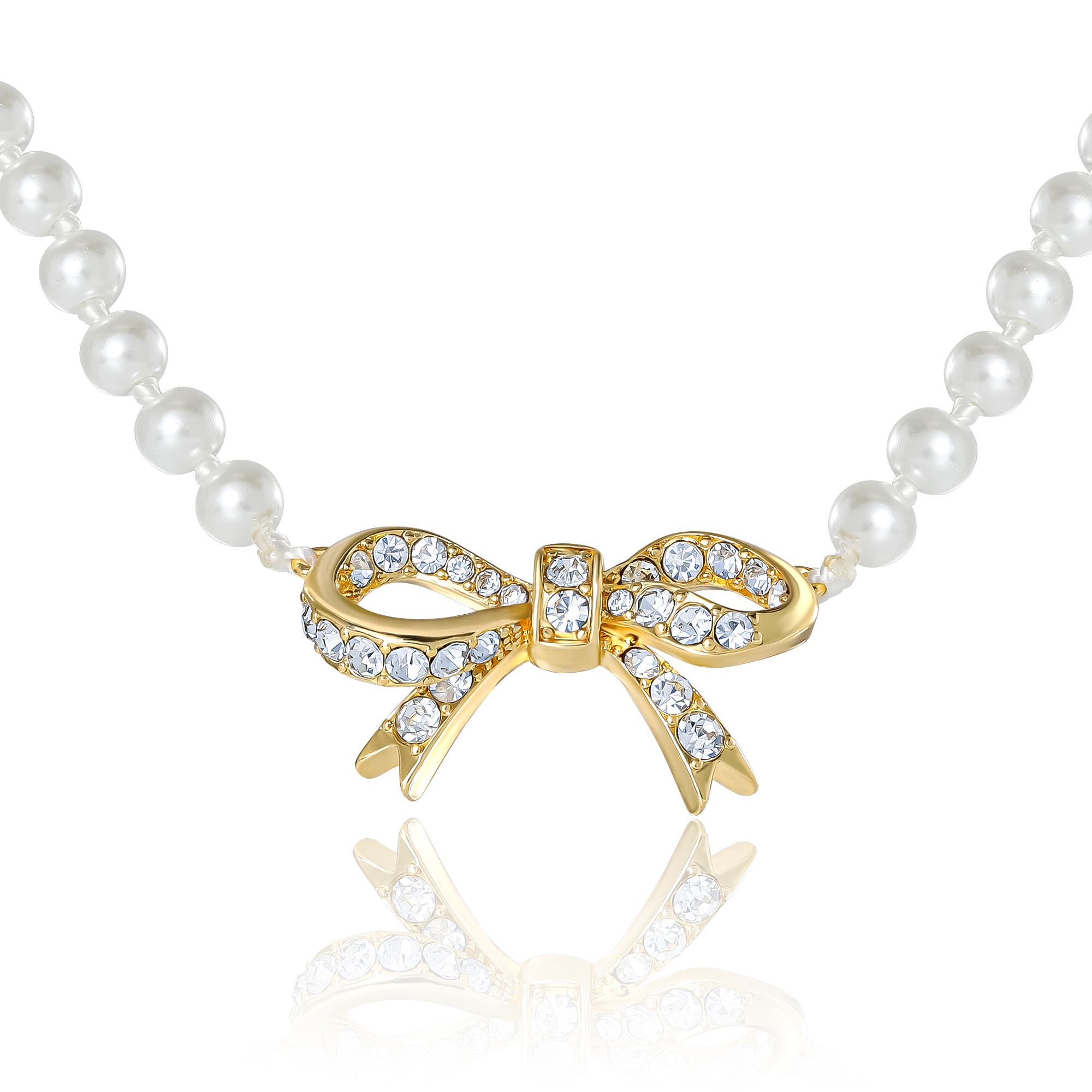 selected White, Gold Tone