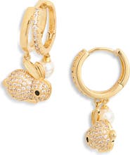 EYE CANDY LOS ANGELES Romina Bunny Huggie Hoop Earrings