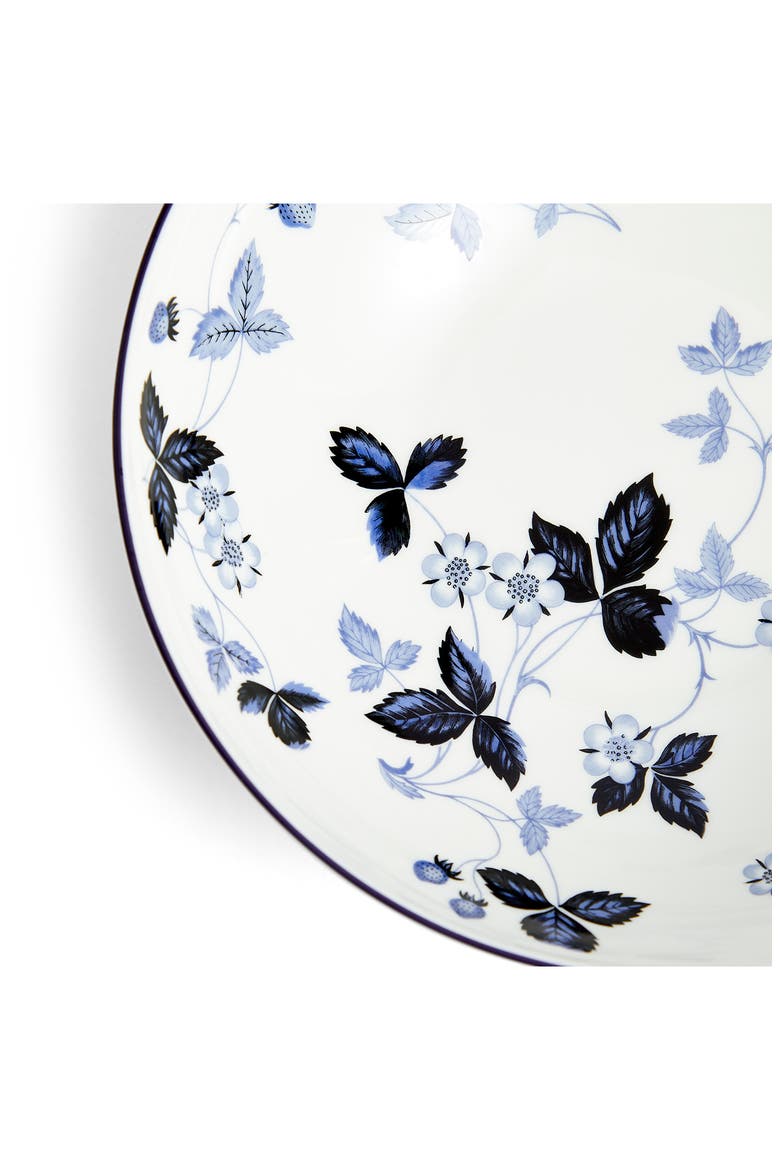 Wild Strawberry 4-Piece Bone China Dinnerware Set, Alternate, color, BLUE