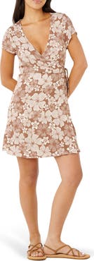 Rip Curl Aloha State Wrap Minidress