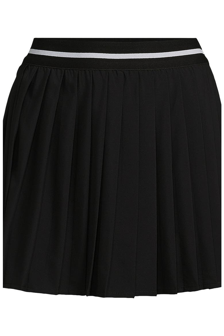 Active Woven Pleated Skort, Alternate, color, Black