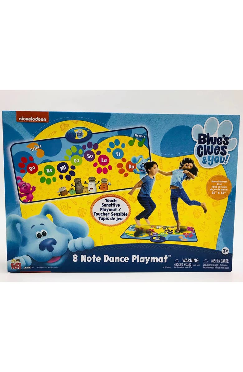 Blue's Clues & You 8Note Dance Playmat 4 Sounds, Memory Game, Kids 3+, Alternate, color, Multicolored