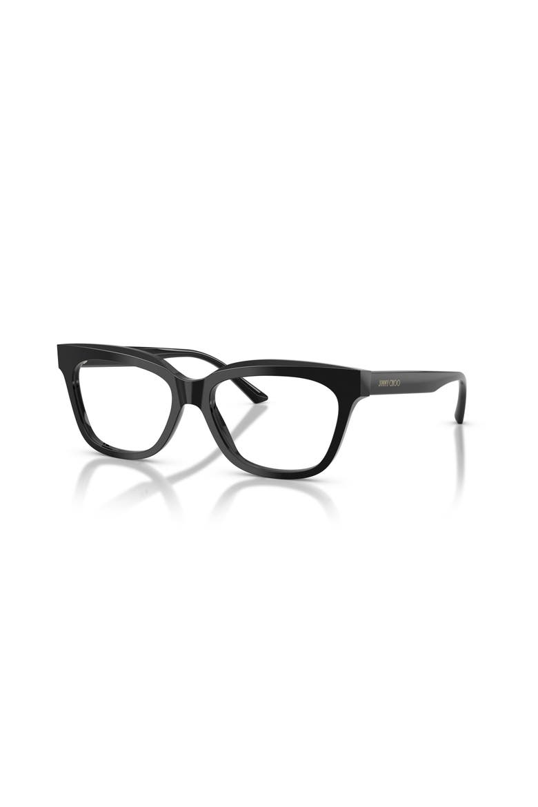 54mm Rectangle optical glasses, Main, color, Black