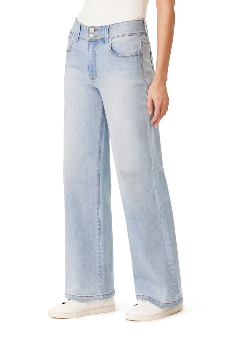 Desk to Dinner 32-Inch High Rise Wide Leg Jeans, Alternate, color, POSITANO
