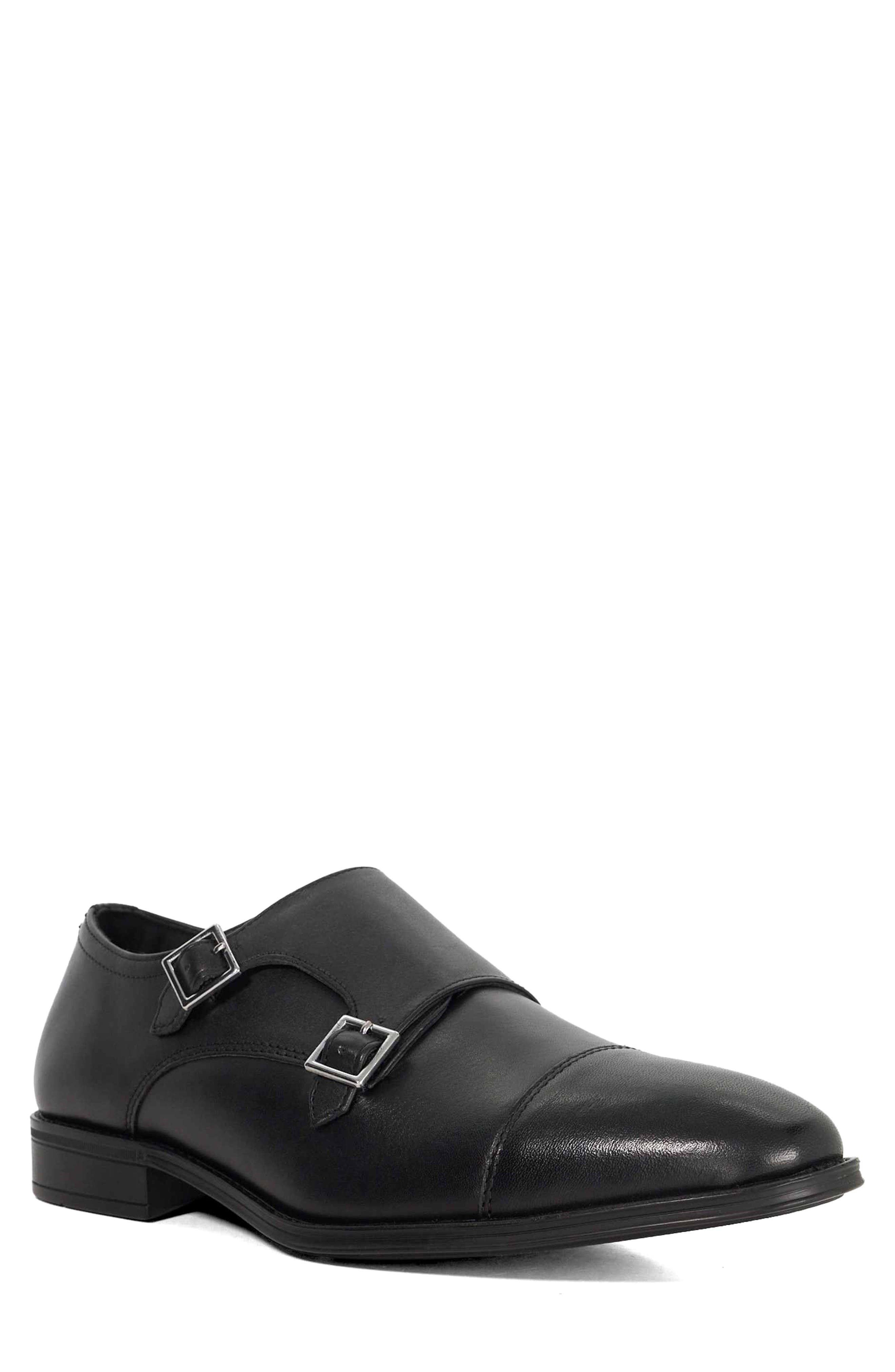 Dune London Steff Monk Shoe, Main, color, Black