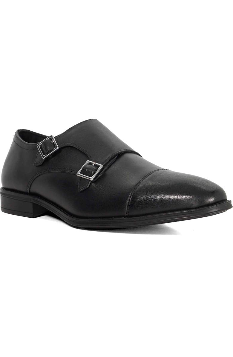 Dune London Steff Monk Shoe, Main, color, Black