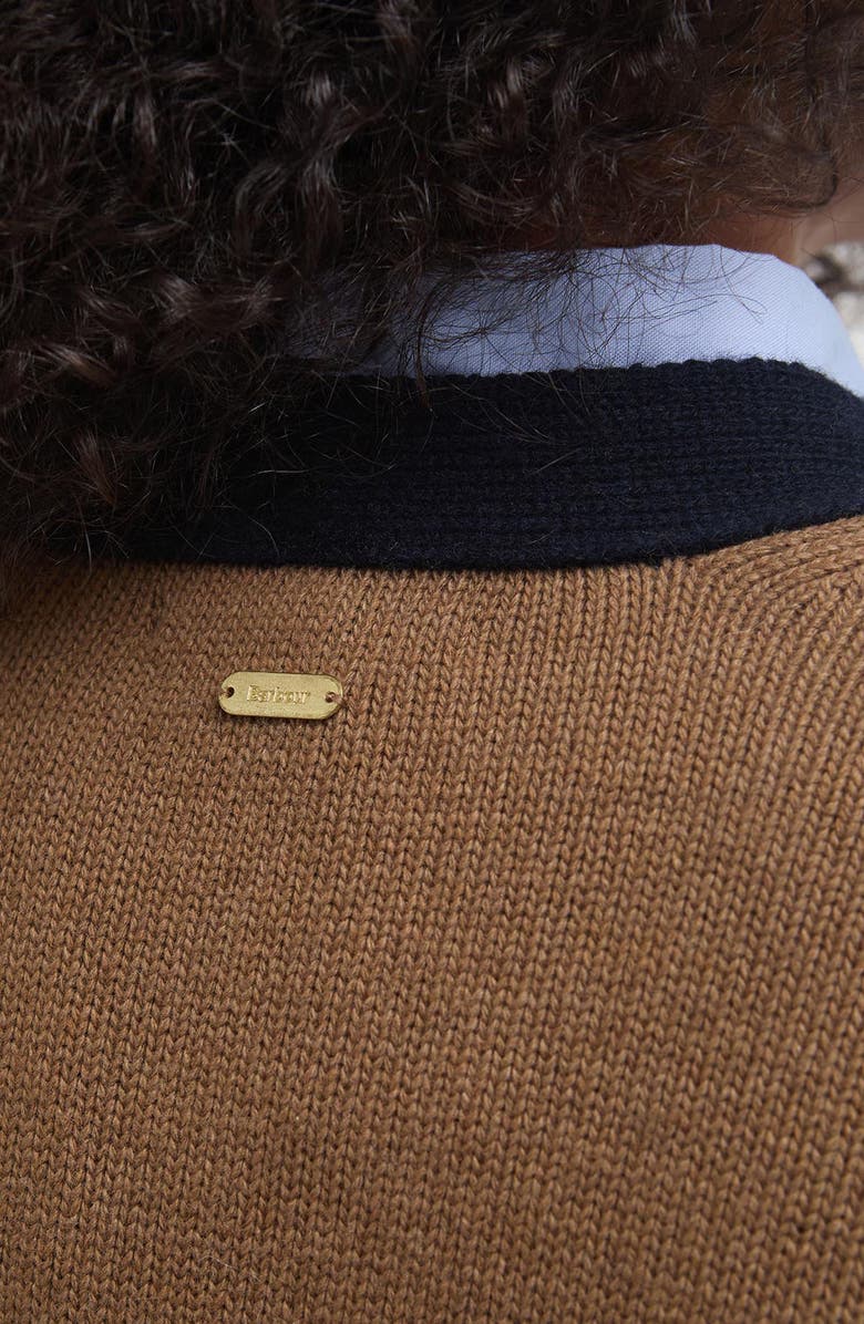 Barbour Marcy Colorblock Mixed Stitch Cardigan, Alternate, color, Multi