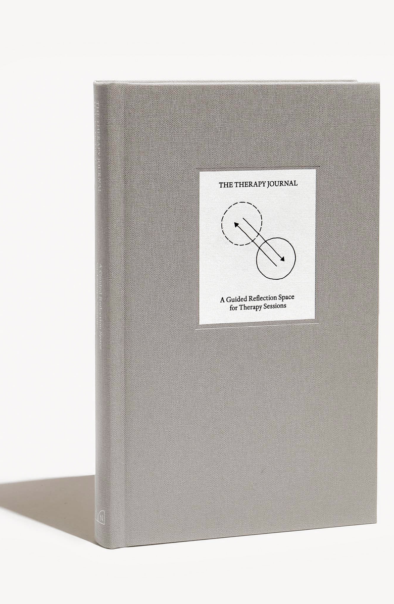 Therapy Notebooks The Therapy Journal Notebook, Alternate, color, Light Gray / Beige