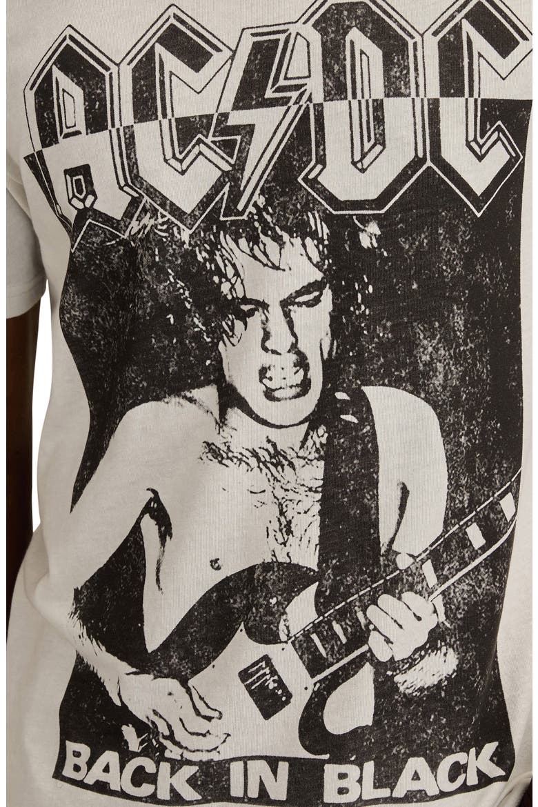 AC/DC Back in Black Graphic T-Shirt, Alternate, color, SILVER BIRCH