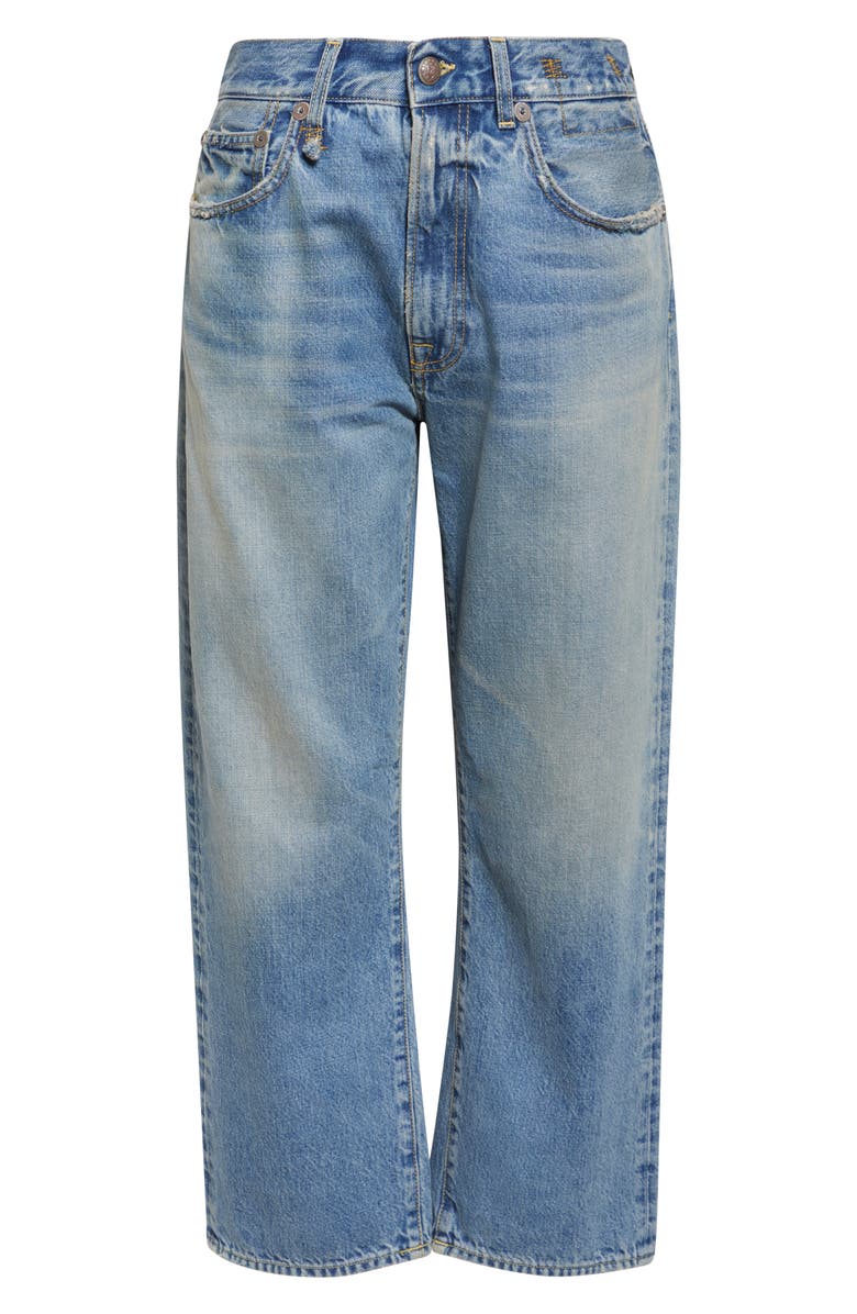 R13 X-Boyfriend Jeans, Alternate, color, Merrin Blue