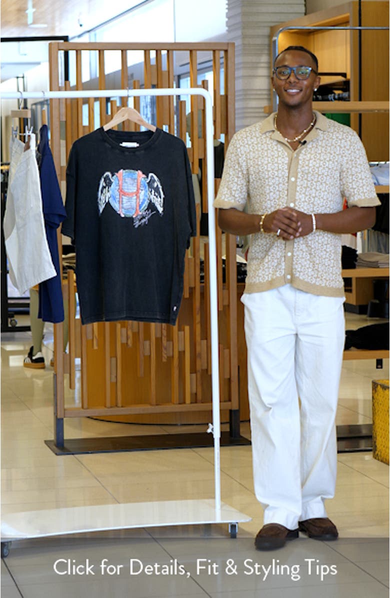 Honor Wings Cotton Graphic T-Shirt, sales video thumbnail