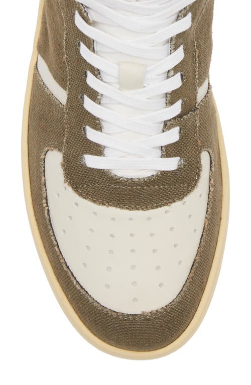 Collegium Pillar Destroyer High Top Sneaker In Green
