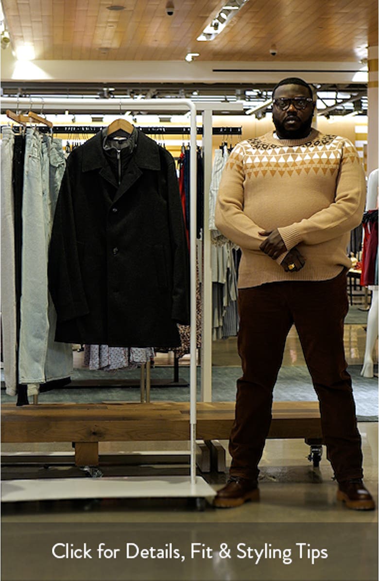 Clark Wool Blend Bib Jacket, sales video thumbnail