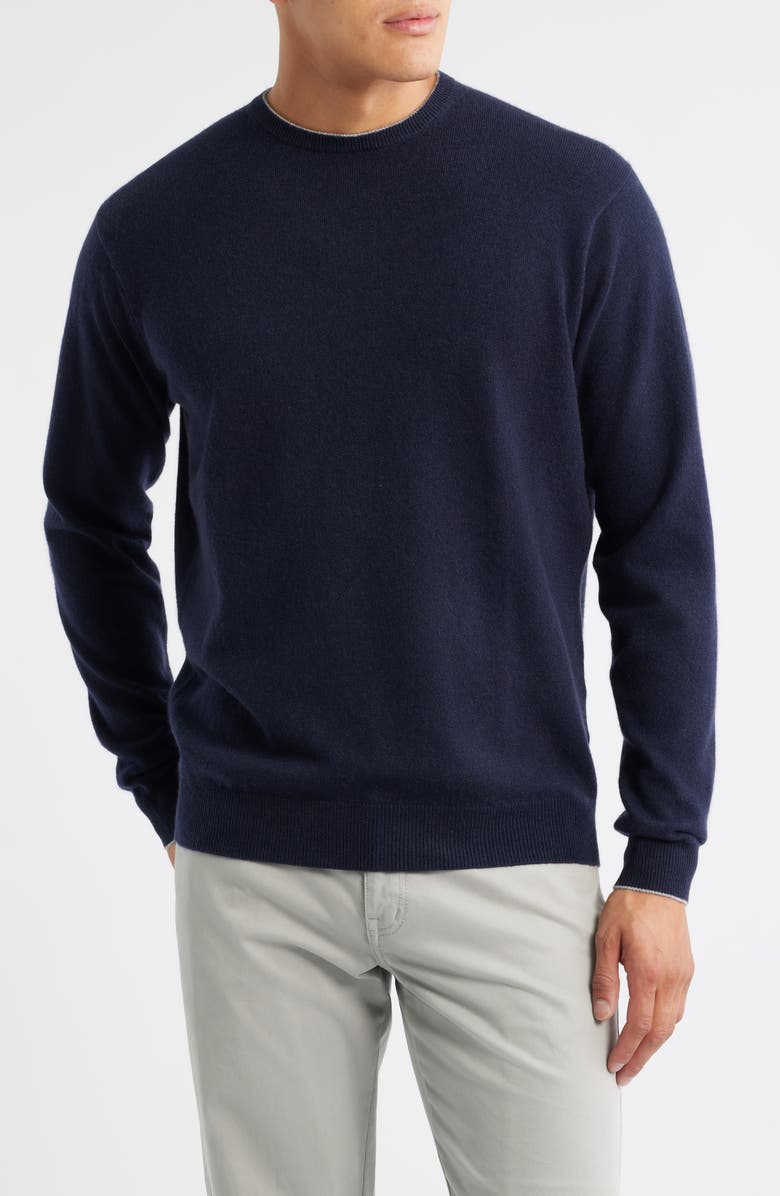 Peter Millar Crown Heritage Cashmere Crewneck Sweater, Main, color,