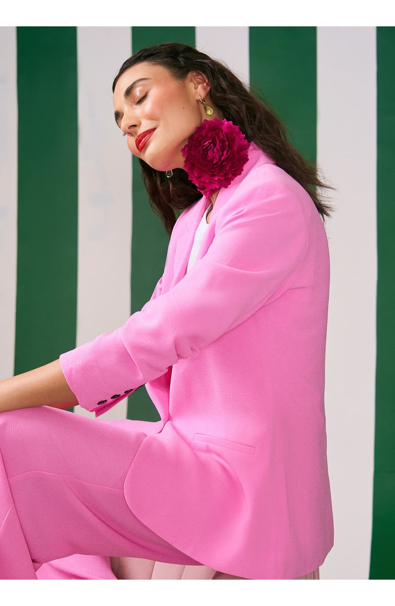 CeCe Ruched Sleeve Blazer, Alternate, color, 