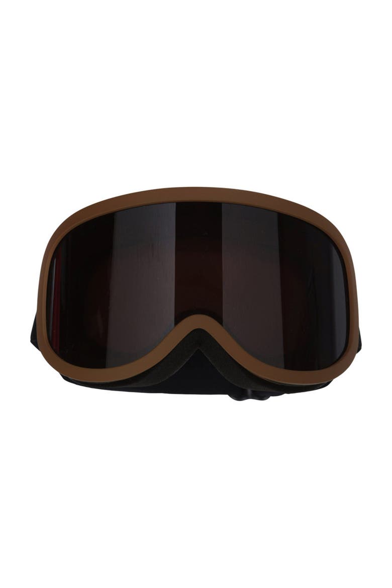 Gender Inclusive Ski Goggles, Alternate, color, Brown