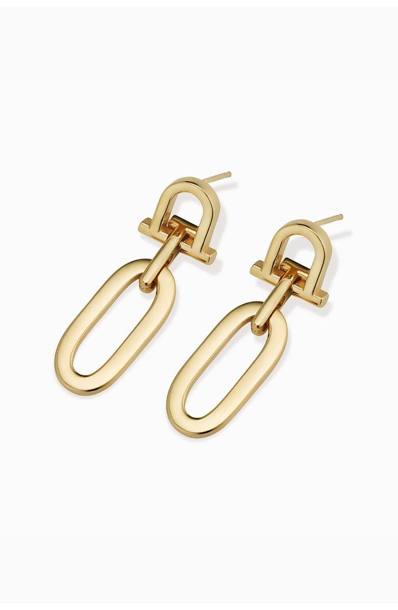Oradina 14K Yellow Gold Maison Drop Earrings, Alternate, color, 