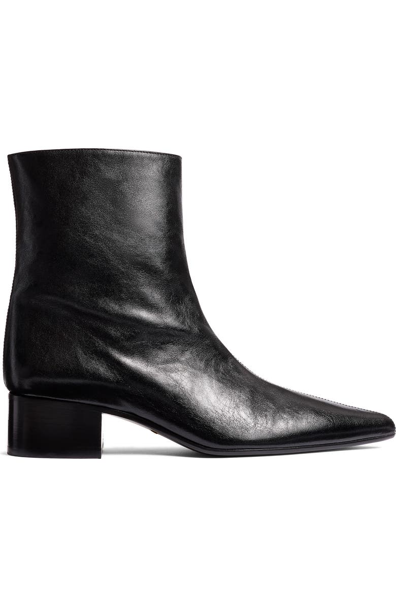 Khaite Andee Pointed Toe Ankle Boot, Alternate, color, Black