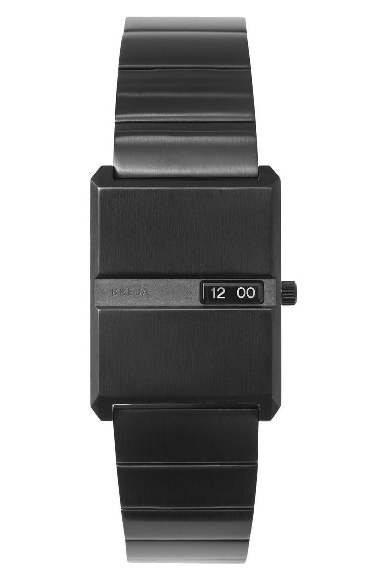 Pulse Bracelet Watch, 26mm, Main, color, BLACK