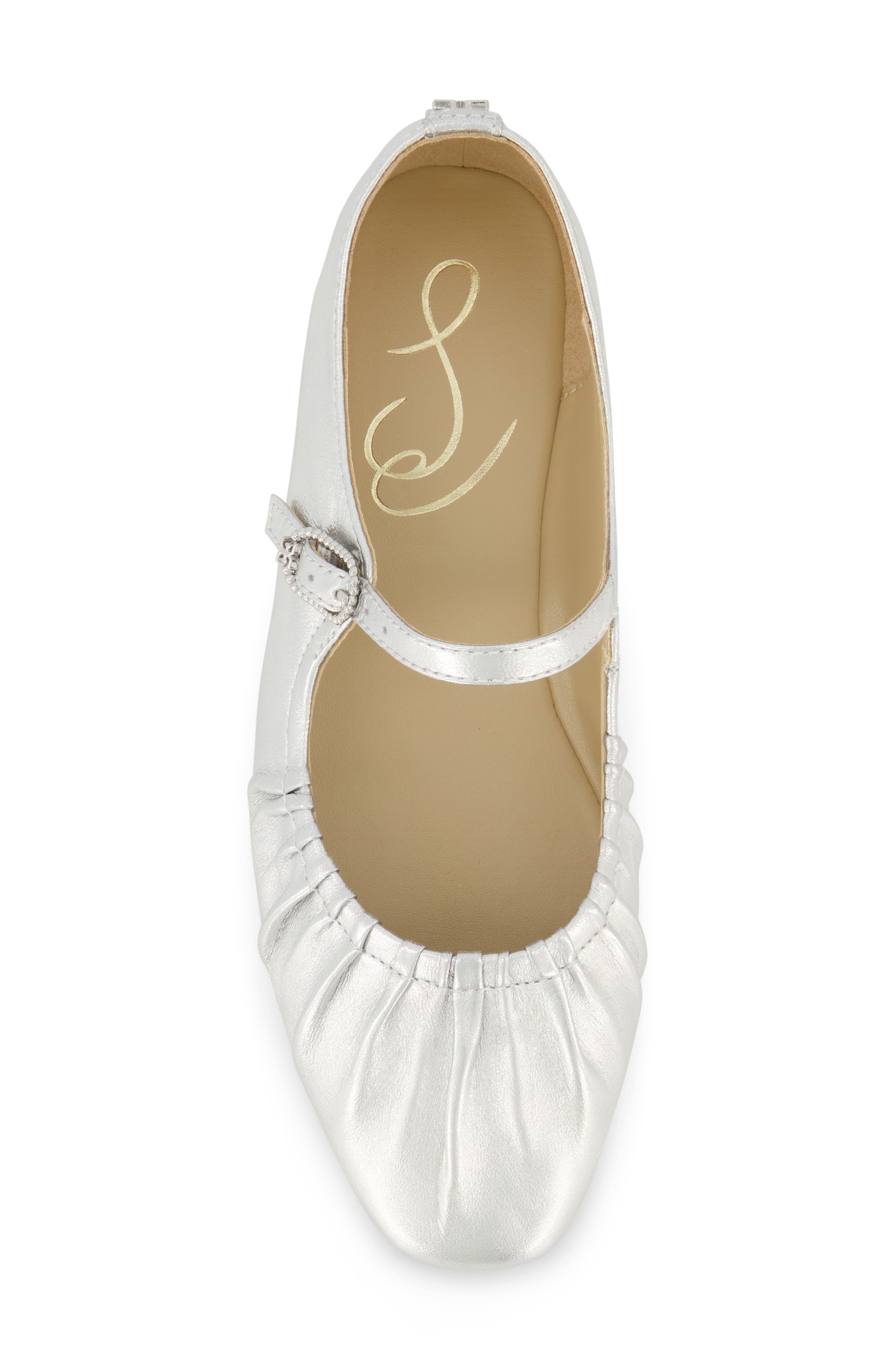 Sam Edelman Kids' Maeve Micah Mary Jane Flat, Alternate, color, Silver