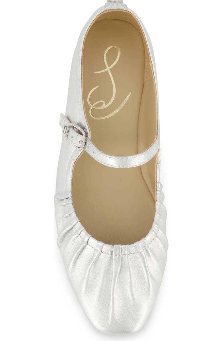 Sam Edelman Kids' Maeve Micah Mary Jane Flat, Alternate, color, Silver