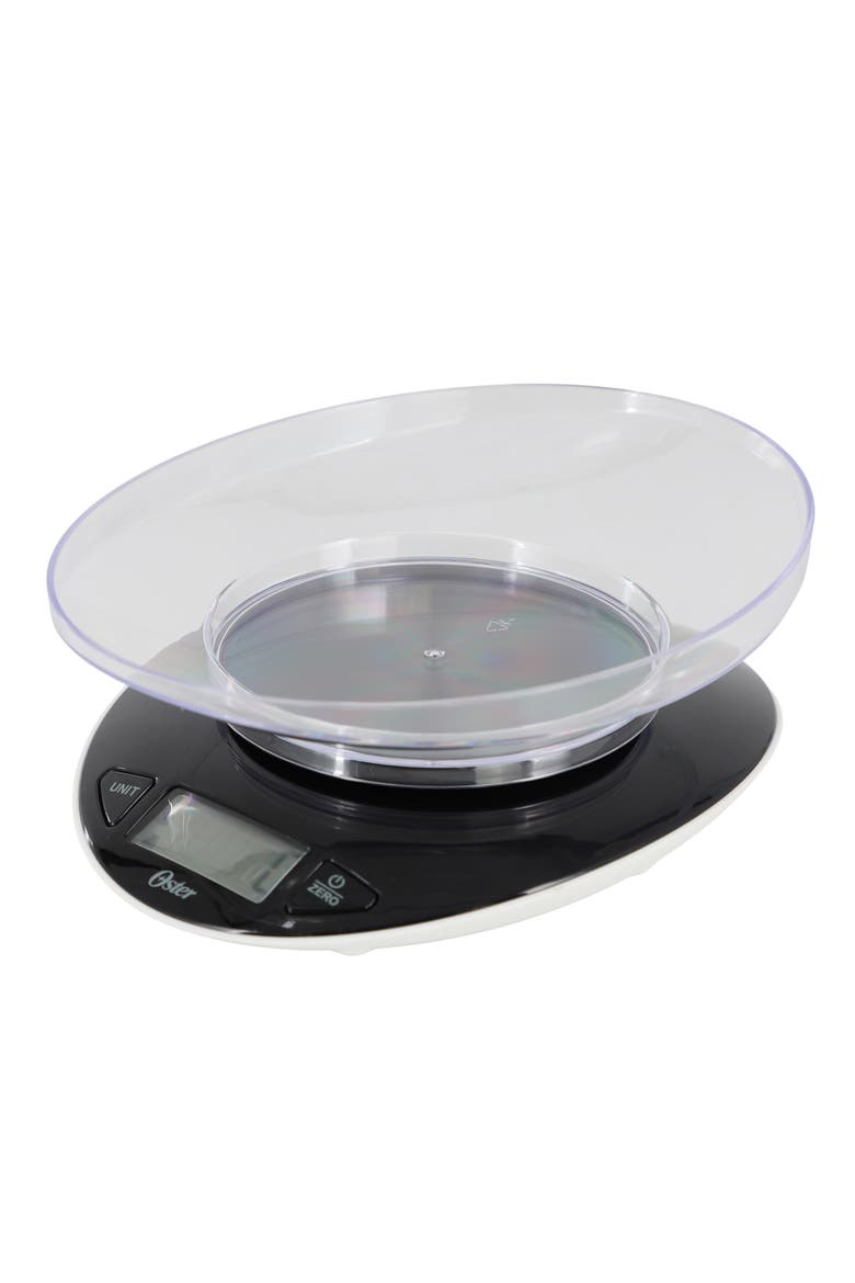 Lydell 2 Piece Digital Kitchen Scale with Bowl, Alternate, color, Black