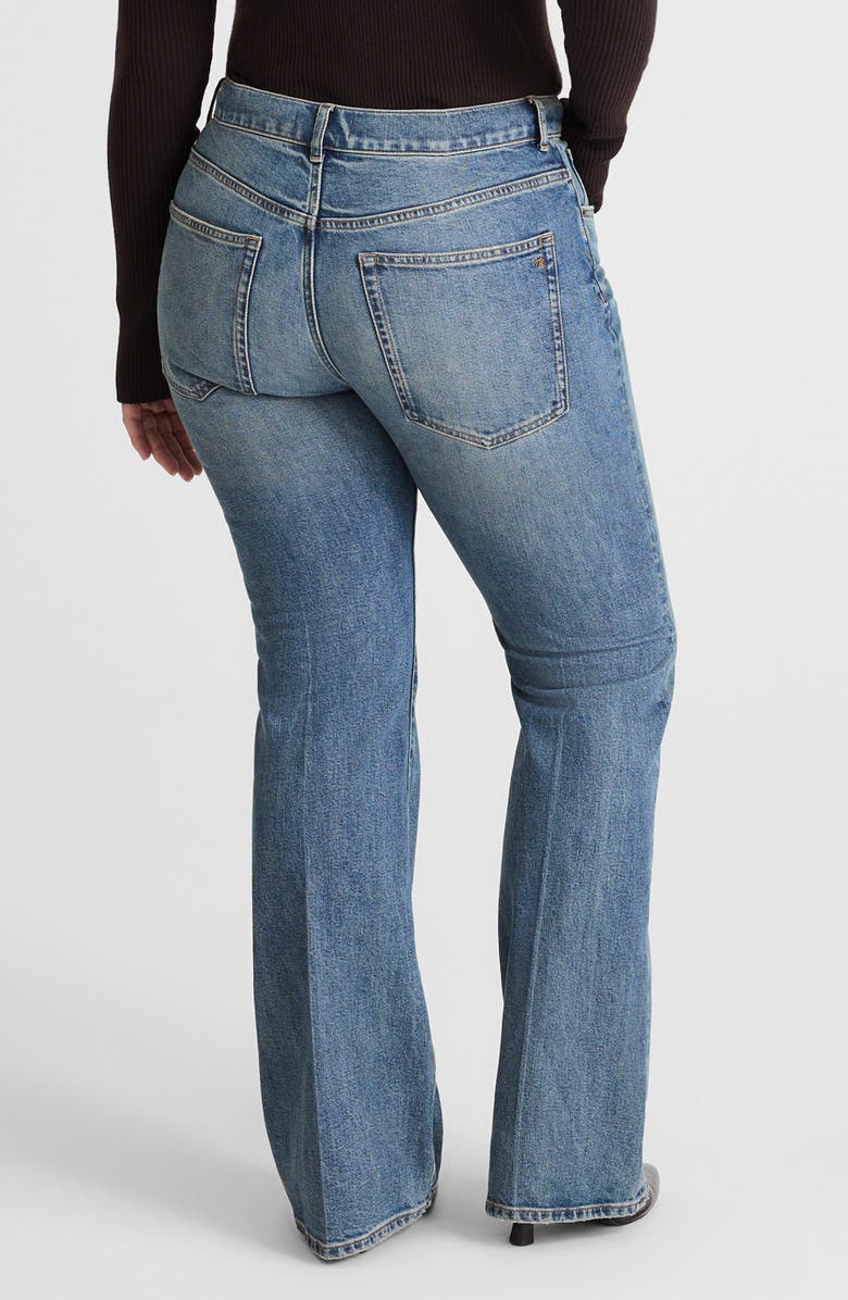 Madewell The Vintage Flare Jeans, Alternate, color, Bouvier Wash