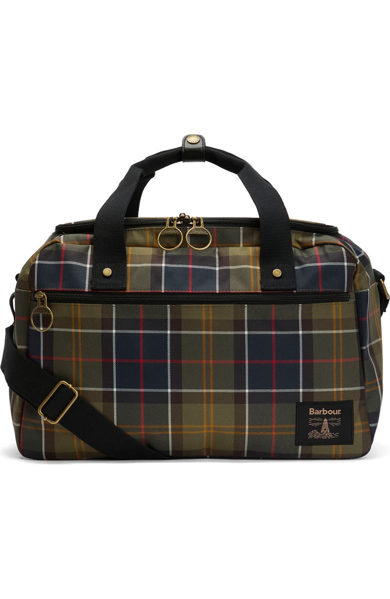 Barbour Torridon Tartan Flight Holdall Duffle Bag, Main, color, Classic Tartan