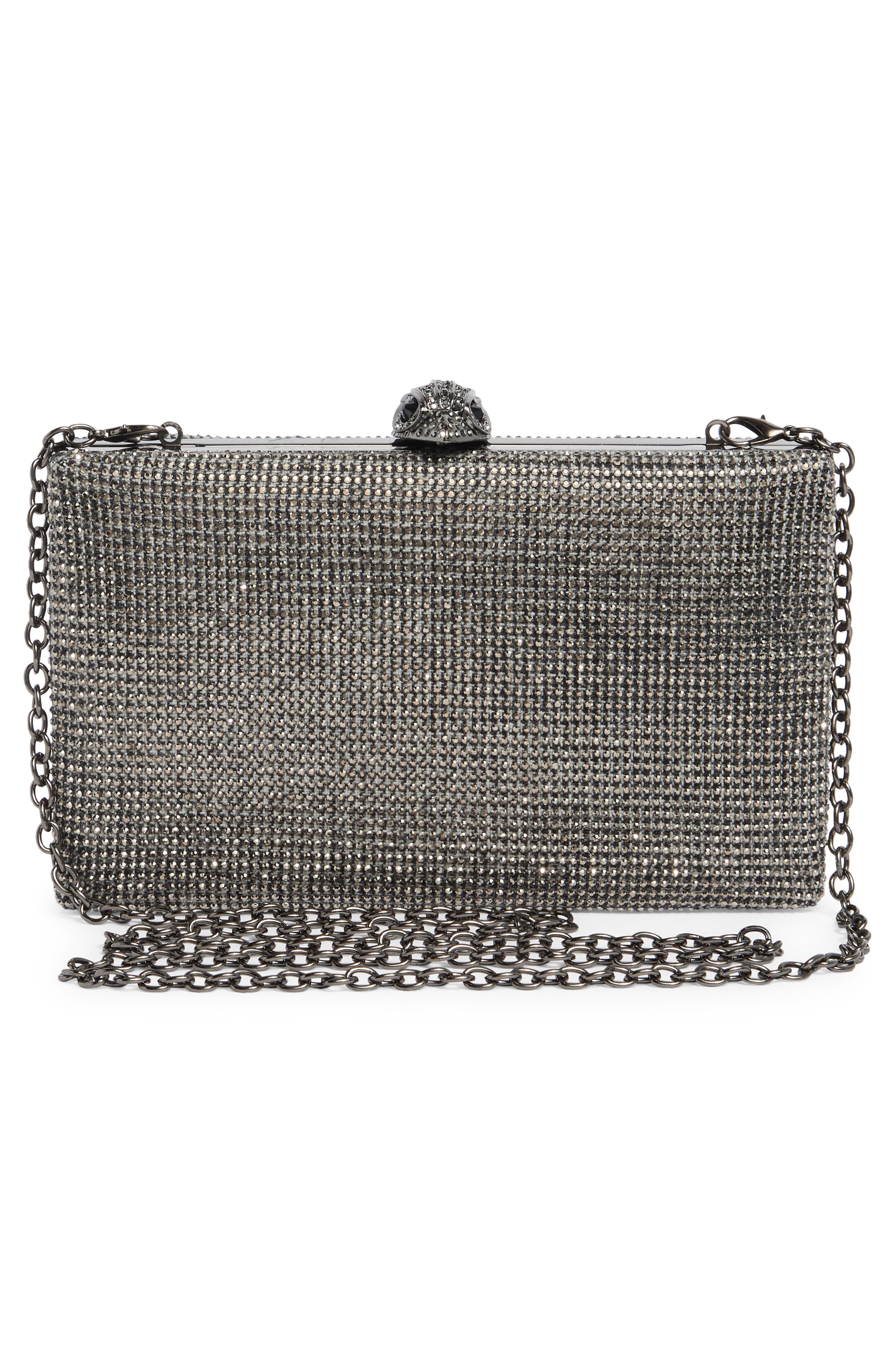 Kurt Geiger London Kensington Crystal Frame Clutch, Alternate, color, 