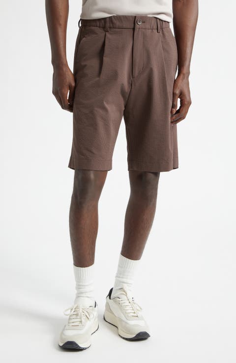 Seersucker Bermuda Shorts