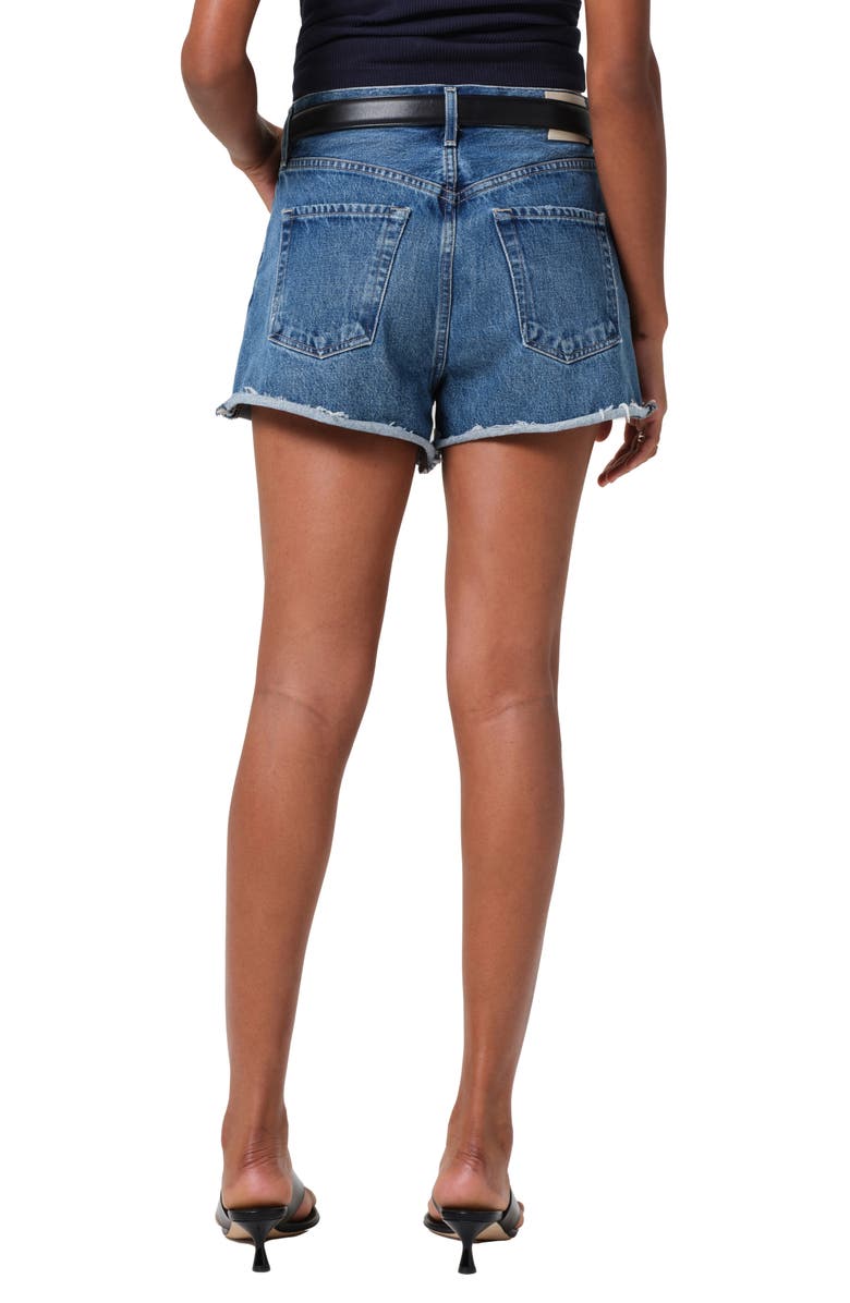 Citizens of Humanity Marlow High Waist Denim Cutoff Shorts, Alternate, color, Allora