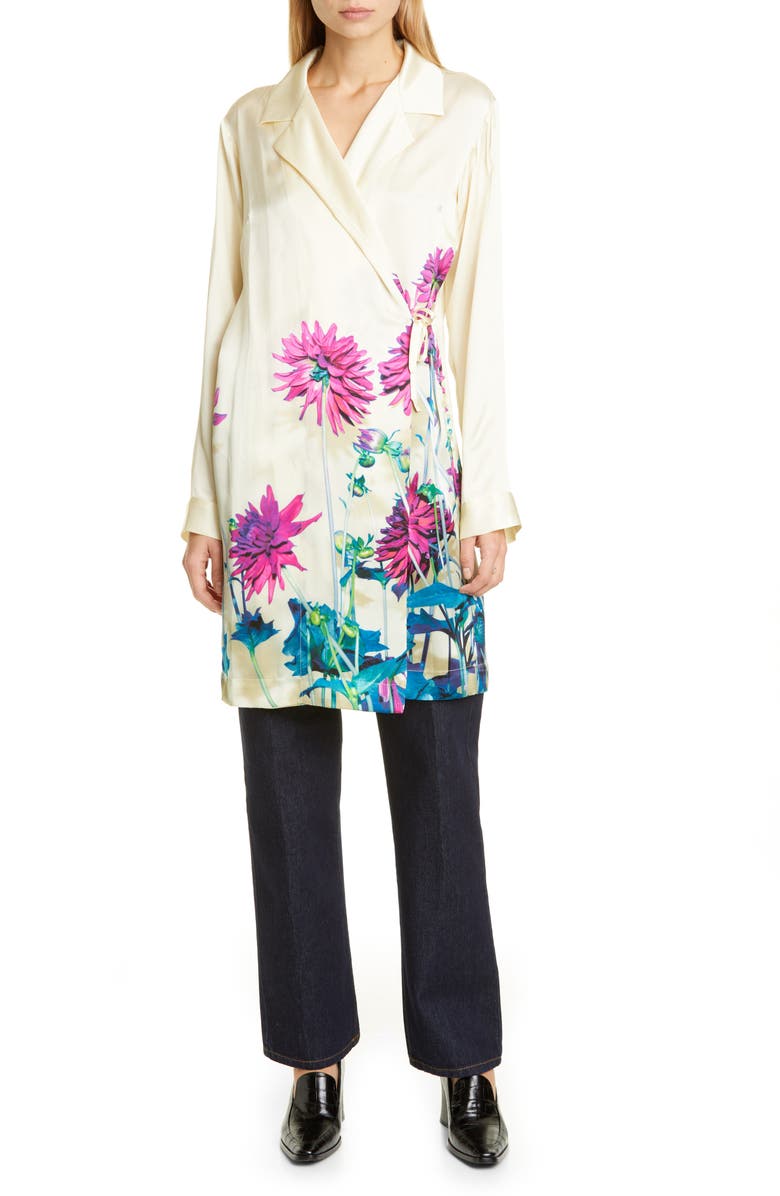 Dries Van Noten Pisco High Waist Straight Leg Jeans, Alternate, color, 