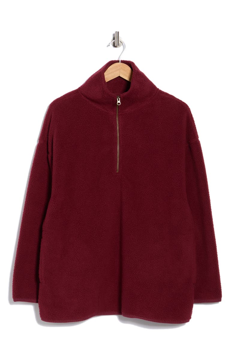 Coco Faux Shearling Pullover Sweatshirt, Alternate, color, DIONYSUS