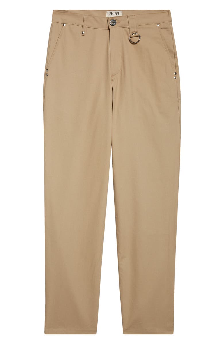 PHIPPS Studded Chinos, Main, color, Birch
