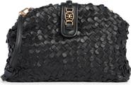 Sam Edelman Bianka Woven Leather Frame Clutch